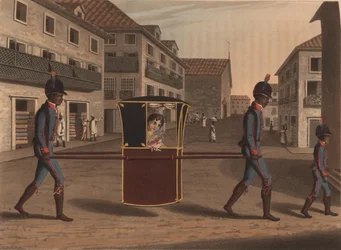 En dame på besøg, 1816.