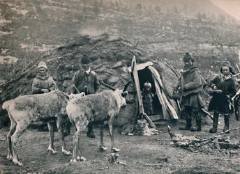 En Lapp Familie, 1914.