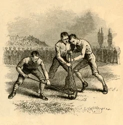 A Lively Scrimmage, 1881.