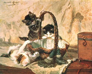 Et lystigt parti, 1892, c1902.