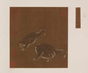 Et par trebenede tudser, Ming-dynastiet, 1368-1644.