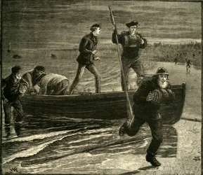 En smuglerekspedition, 1881.