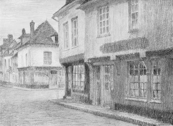 En gade i Beauvais, 1901