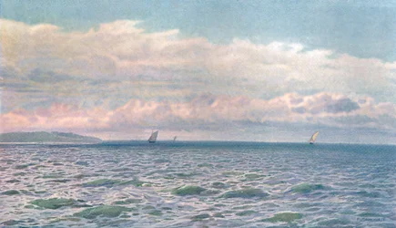 A Sunny Day in the Solent, c1900.
