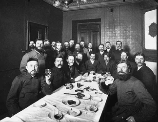 En gruppe af deputerede fra den anden duma, 1907