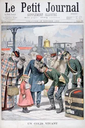En levende parcel, Tyskland, 1902
