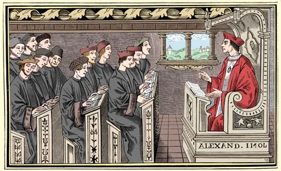 Et skolehus, 1500-tallet 1849.
