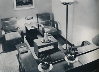 En del af stuen, 1936