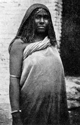 En slavekvinde fra Abessinien Etiopien, 1922