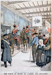 Et besøg på hærmuseet af krigsveteranerne, 1903