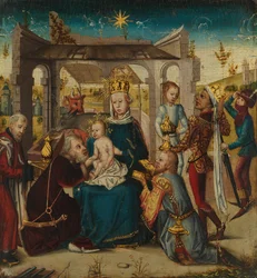 Tilbedelse af Magi, ca. 1470-90.