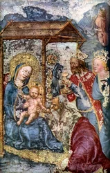 Tilbedelse af de tre konger, c1360 1955