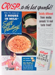 Annonce for Kelloggs Rice Krispies, 1939