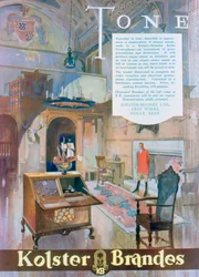 Annonce for Kolster Brandes radiogrammofoner, 1930