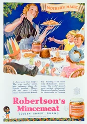Annonce for Robertsons Mincemeat, 1933