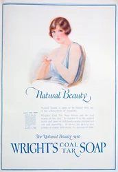 Annonce for Wrights kultjæresæbe, 1925