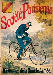 Annonce for Societe Parisienne cykler, c1895