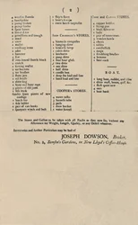 Annonce for salg af Candle i Lloyds, 1796, 1928