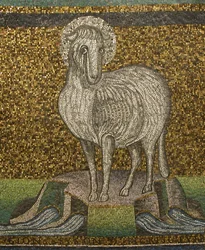 Agnus Dei, byzantinsk, begyndelsen af det 20. århundrede original dateret 6. århundrede.