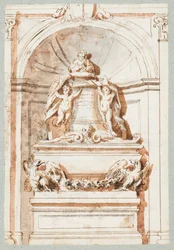 Albumside, Et gravmonument