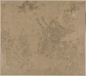Album med daoistiske og buddhistiske temaer: Search the Mountain: Leaf 41, 1200-tallet.