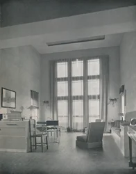 Alexander B. Trowbridge - Interiør af sommerhuset bygget til Mr. L. Corrin Strong, 1933
