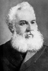 Alexander Graham Bell 1847-1922, skotskfødt amerikansk opfinder, 1926