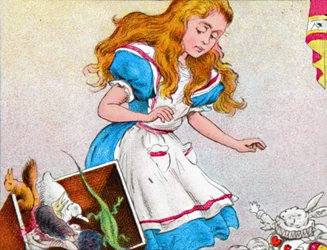 Alice voksede sig større igen, omkring 1900.