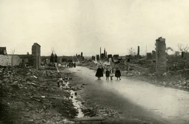 Alt det der er tilbage af Sermaize, 1919.
