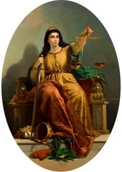 Allegory of Justice, ca. 1870.