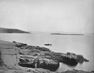Langs kysten, Bar Harbor, Maine, c1897.