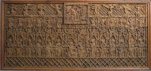 Altar Frontal, britisk, slutningen af det 14. århundrede.