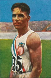 Den amerikanske diskoskaster Bud Houser, 1928.
