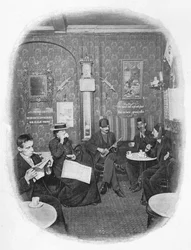En arabisk café, London, c1901 1901