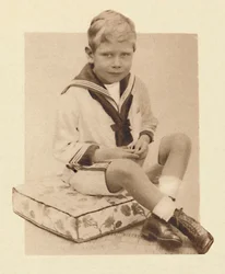 En indikation af en kommende karriere: Sømandsegnet Prince Albert, c1900, 1937