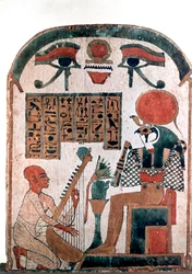 Gammel egyptisk stele, 11.-10. århundrede f.Kr