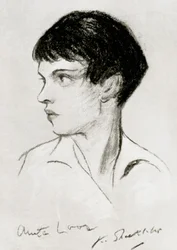 Anita Loos 1888-1981, amerikansk manuskriptforfatter, dramatiker og forfatter, begyndelsen af det 20. århundrede