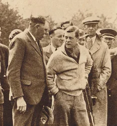 Glødende golfspiller, 1937