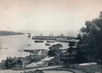 Ardglass - Udsigt over havnen, 1895