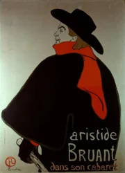 Aristide Bruant i sin kabaret