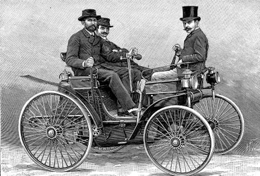Armand Peugots første bil, 1890