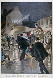 Arresteret af politiet, Paris, 1900