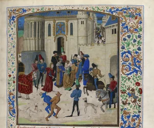 Ankomst af Isabeau de Bavaria til Paris, ca 1470-1475.