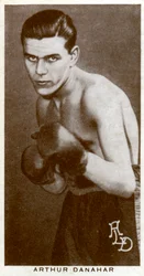 Arthur Deanhar, britisk bokser, 1938.