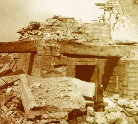 Artilleri, Ramskapelle, Belgien, c1914-c1918