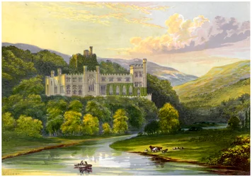 Arundel Castle, Sussex, hjemsted for hertugen af Norfolk, c1880