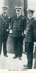Som flådekadet, 1912 1937