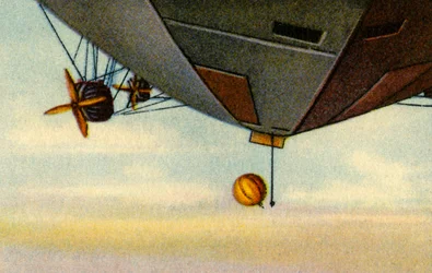 Opstigning af zeppelin, arktisk ekspedition, 1932.
