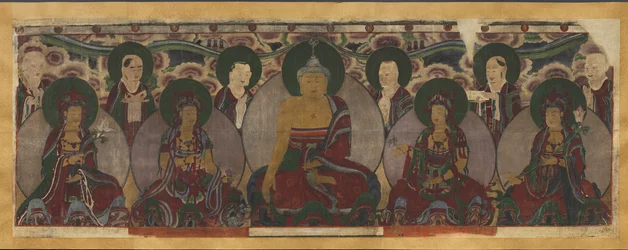 Forsamling af buddhistiske guddomme, 1846.