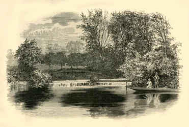 Ved Cleeve, på Themsen, c1890.